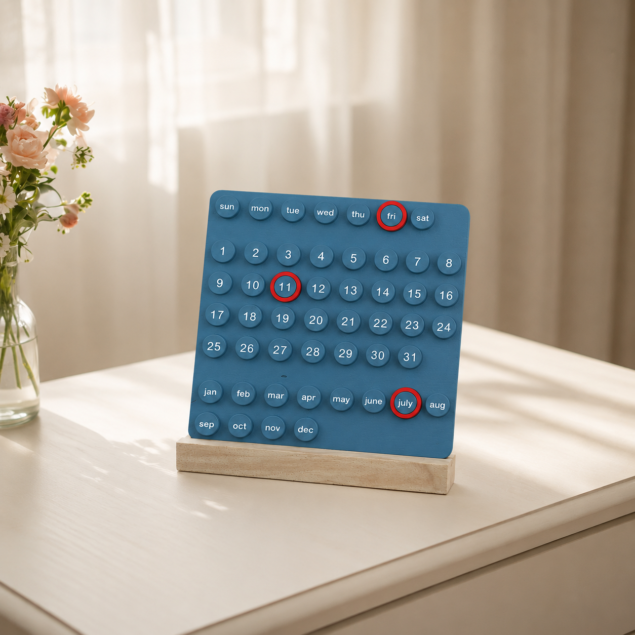 The Ring Calendar - Perpetual Desk Calendar