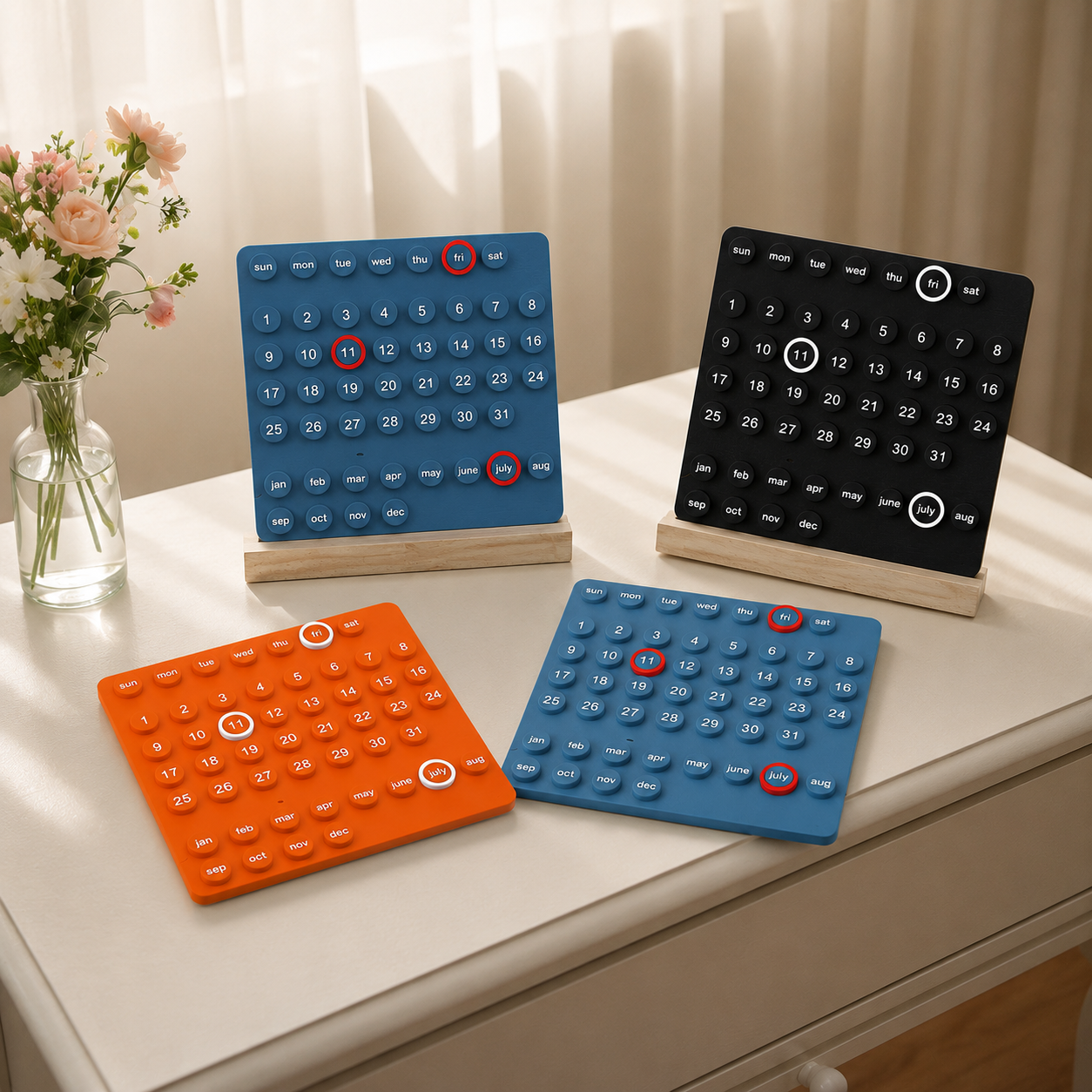 The Ring Calendar - Perpetual Desk Calendar