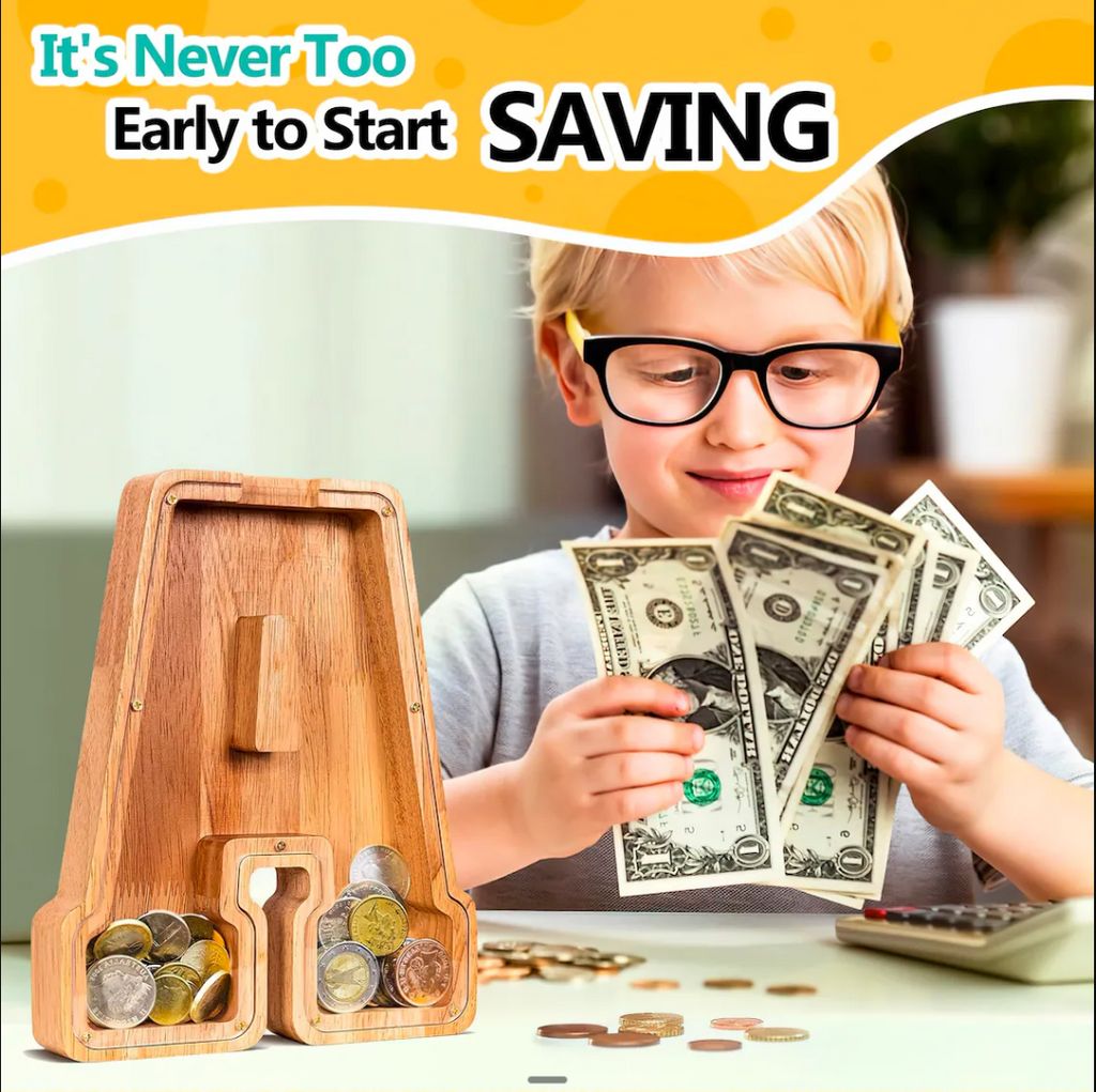 Alphabet Wooden Gullak