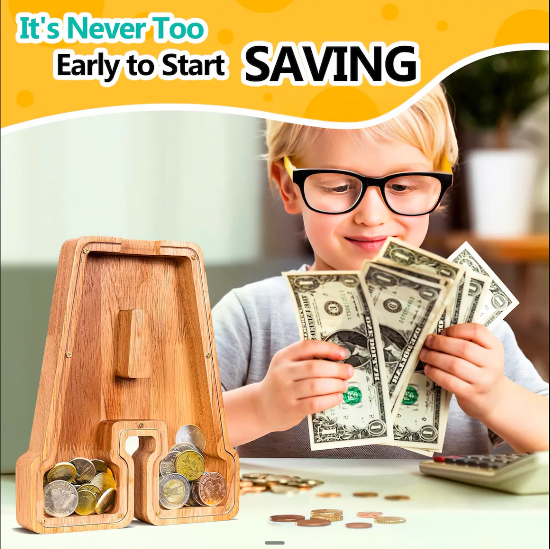 Alphabet Wooden Gullak