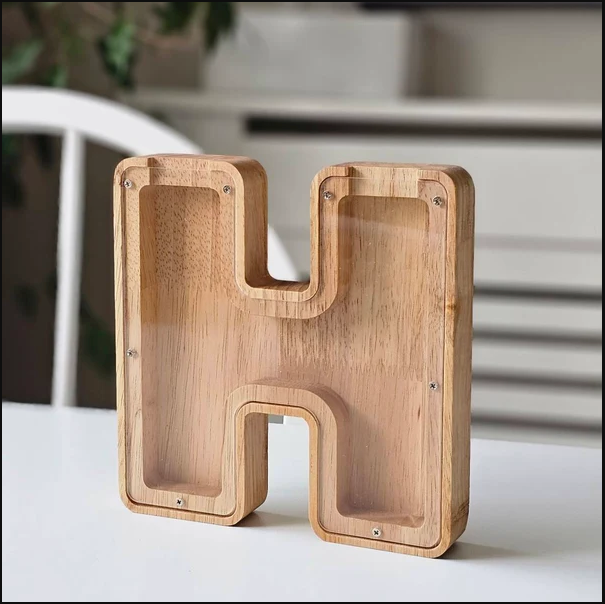 Alphabet Wooden Gullak